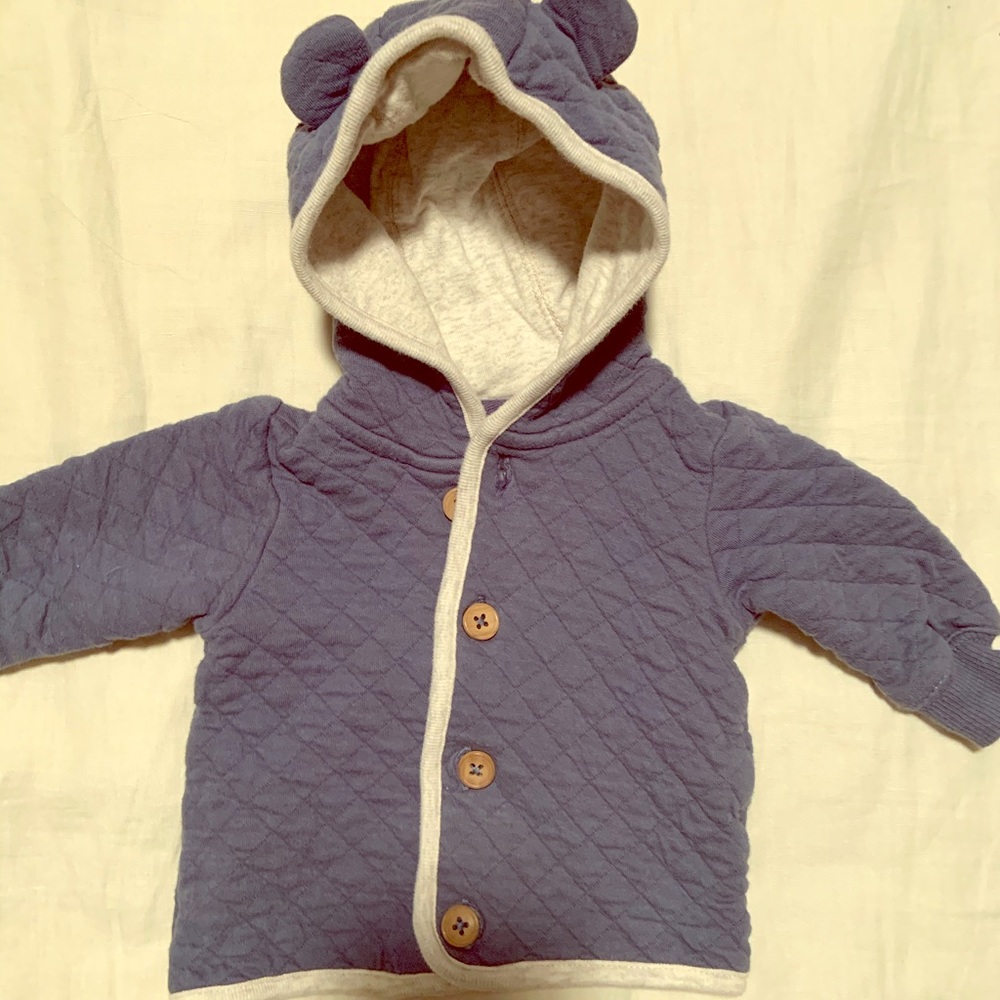 Carters bear quilted jacket